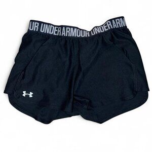 Under Armour Women's Black Athletic Shorts with Pockets